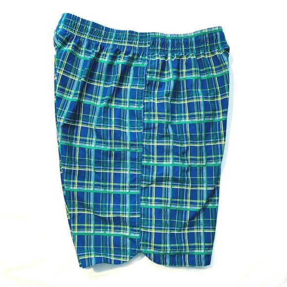 Nike Plaid Board Shorts Swim Trunks Longer‎ Length - Picture 8 of 12